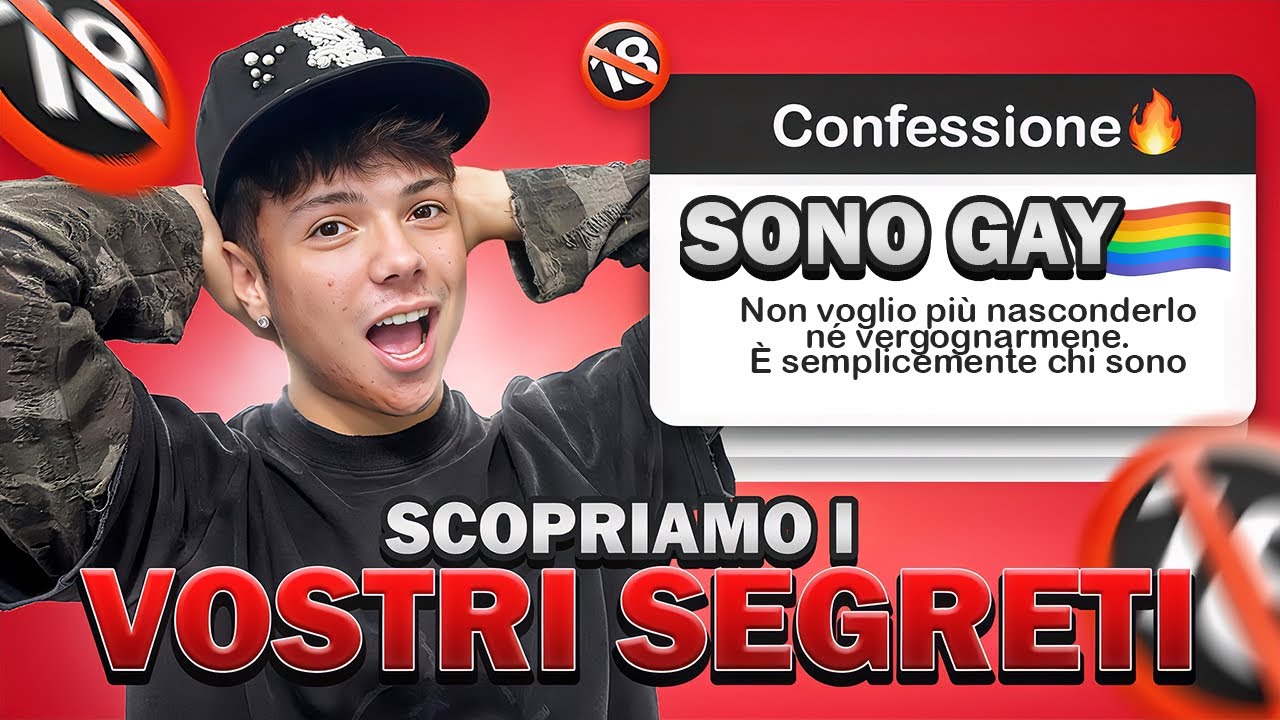 SONO GAY E NESSUNO LO SA&hellip;🏳️&zwj;🌈😭| le vostre peggiori confessioni🔥