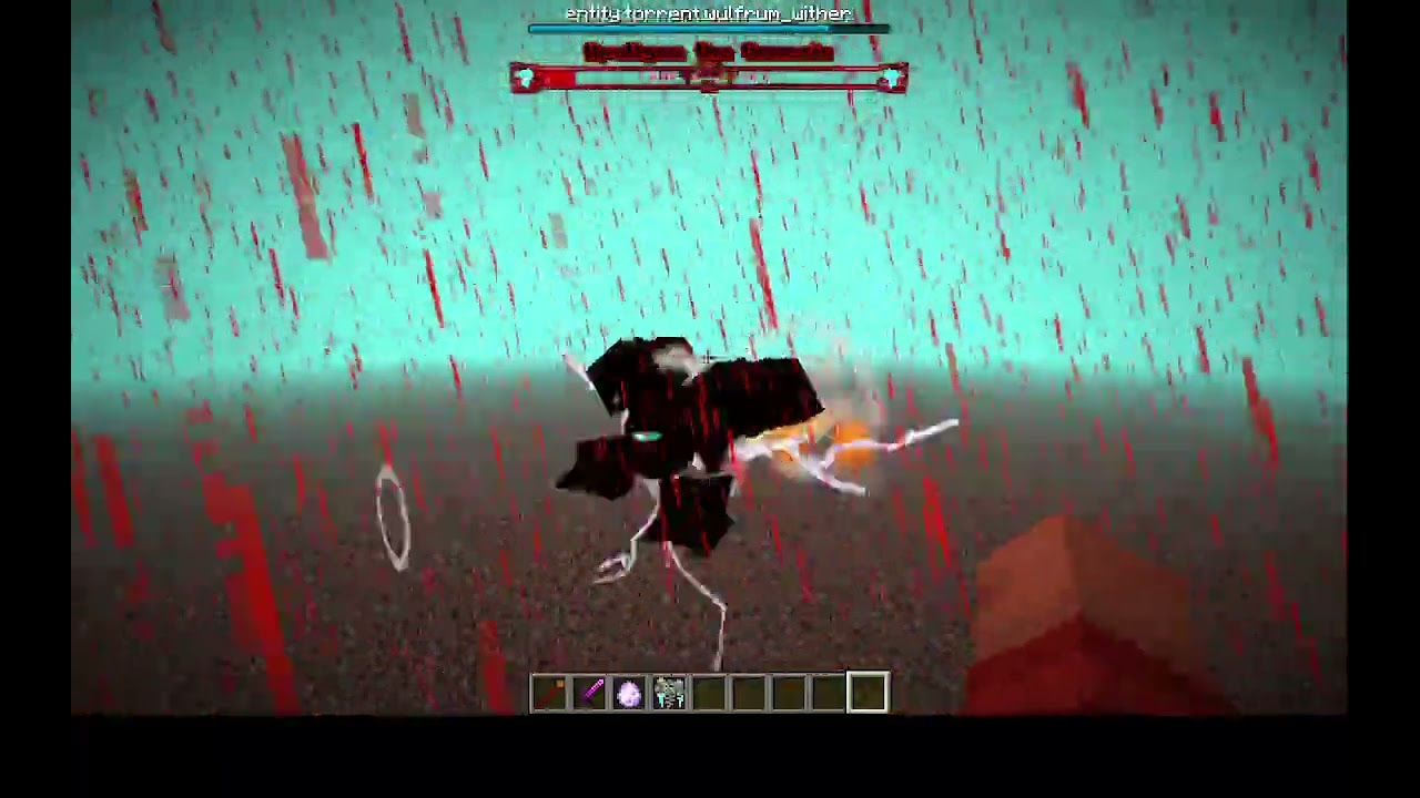 (Minecraft Mob Battle) Nether Apollyon VS Wulfrum Wither