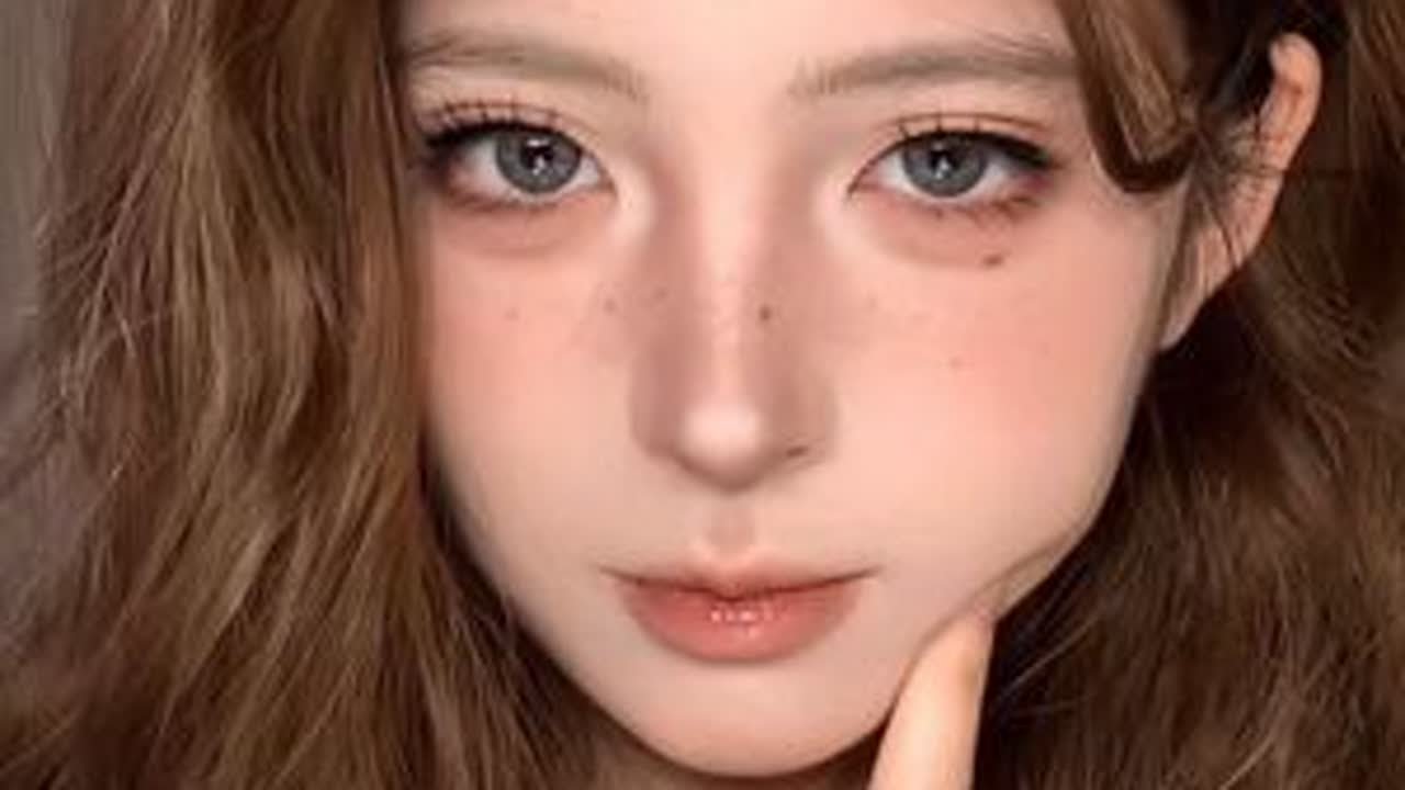 3min详细跟练｜不挑脸型的轻亚裔妆妆教来啦 #我的美妆日记 #新手化妆教程 #分享妆容 #妆教 #亚裔妆容