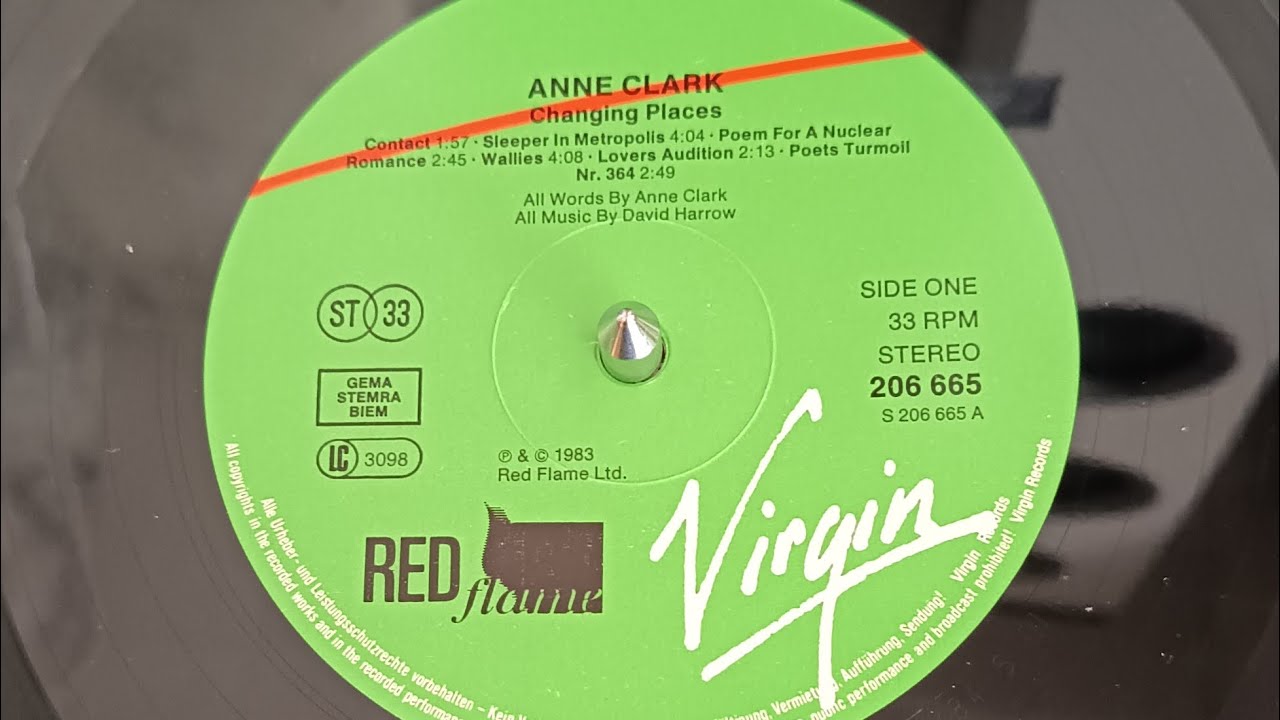 ANNE CLARK - Sleeper In Metropolis - (1983)