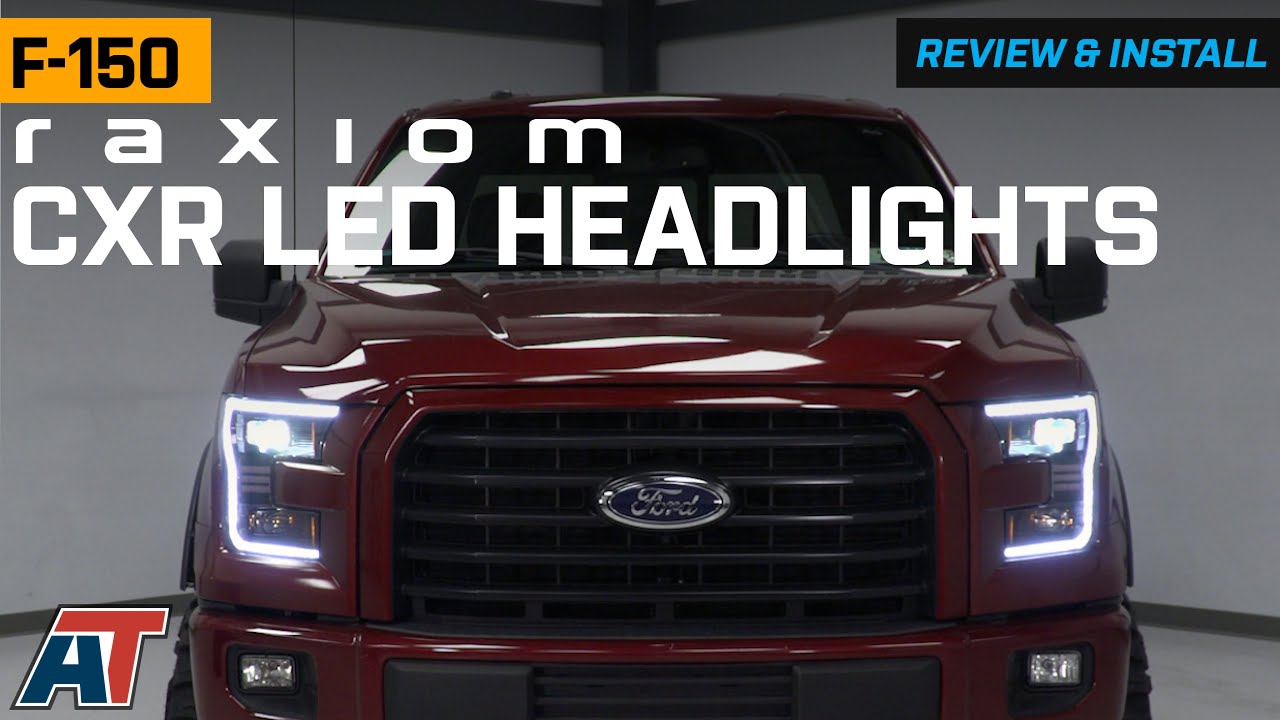 2015-2017 F-150 Raxiom CXR Series LED Headlights Review & Install