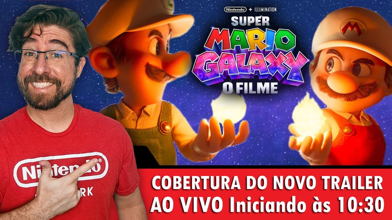 Cobertura do NINTENDO DIRECT de SUPER MARIO GALAXY O Filme [ AO VIVO ]