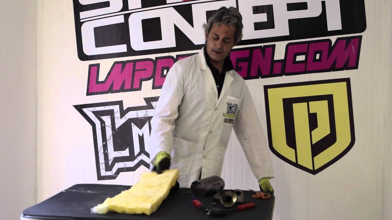 come cambiare la lana di roccia al silenziatore | how to change the rockwool | smooth concept