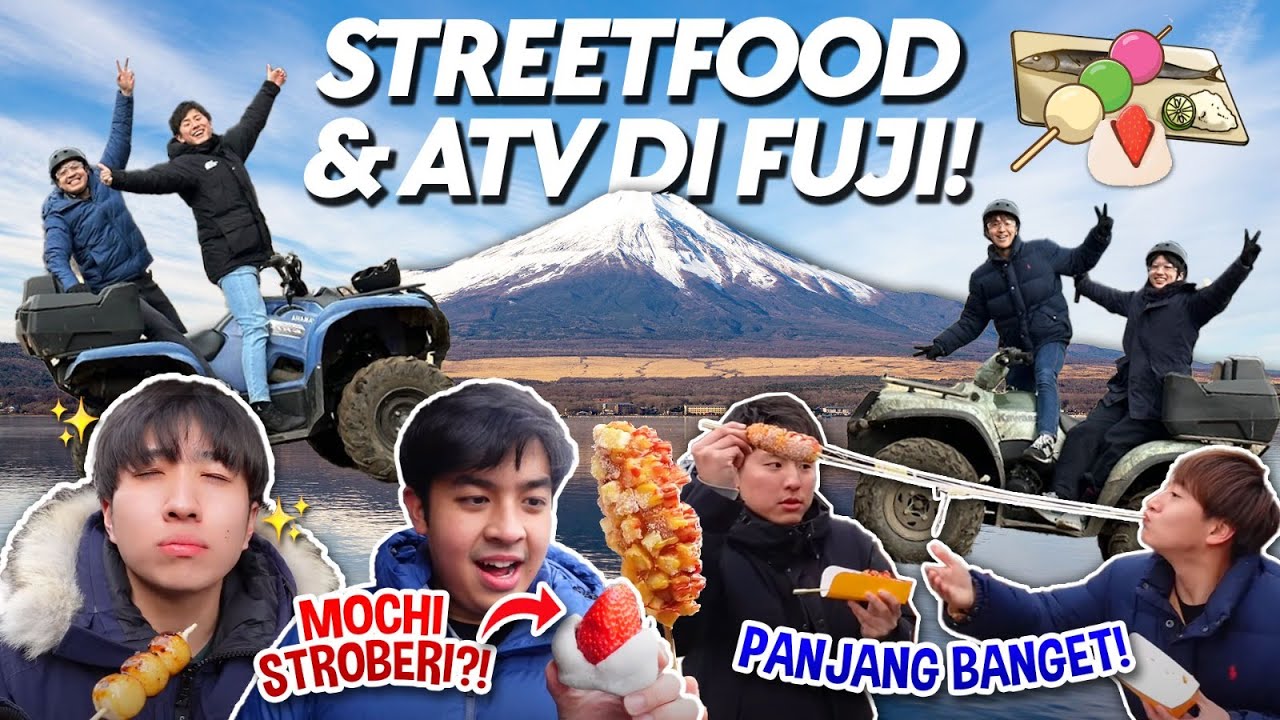 HUNTING STREETFOOD & MAIN ATV DI GUNUNG FUJI! - WASEDABOYS JAPAN TRIP #2