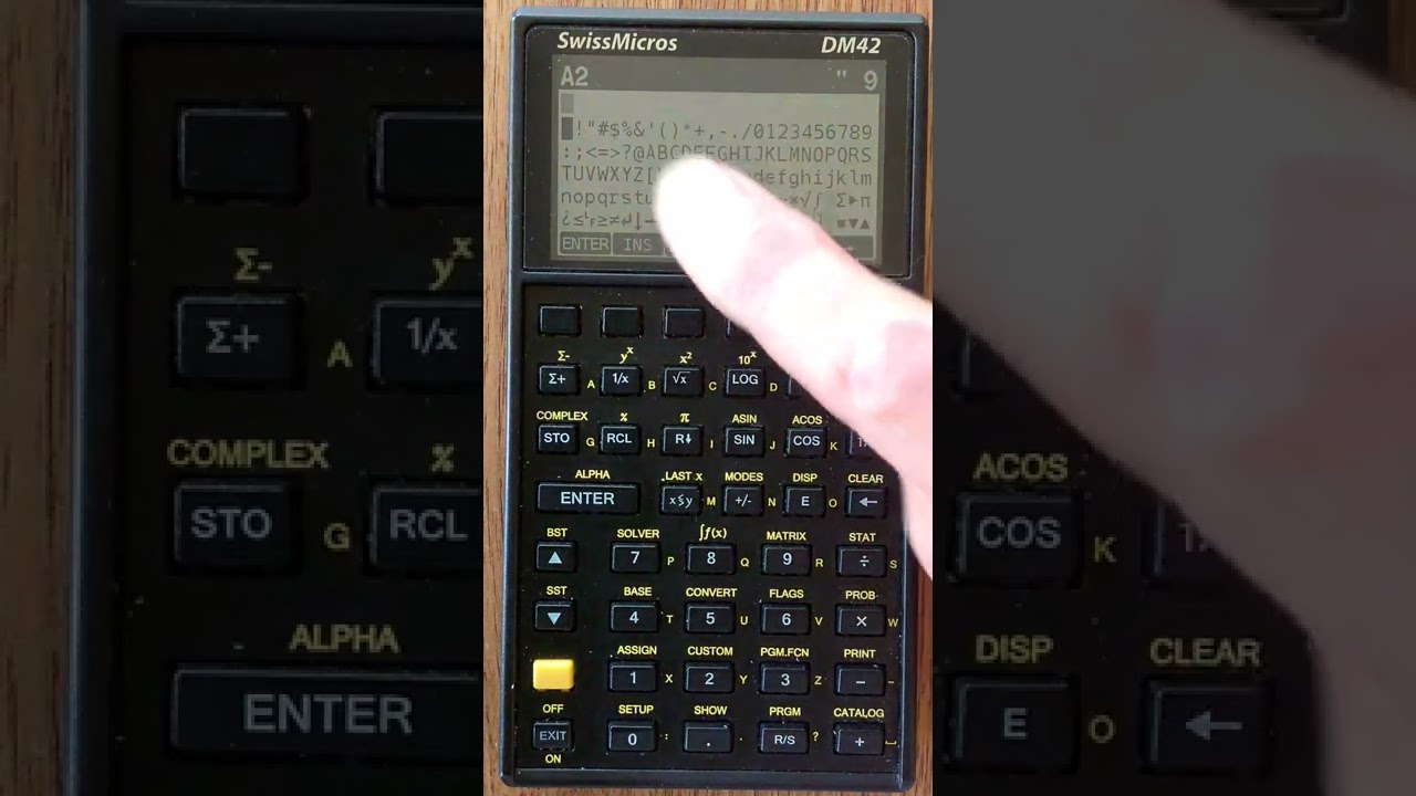 RACK42 - A Spreadsheet Application for the DM42