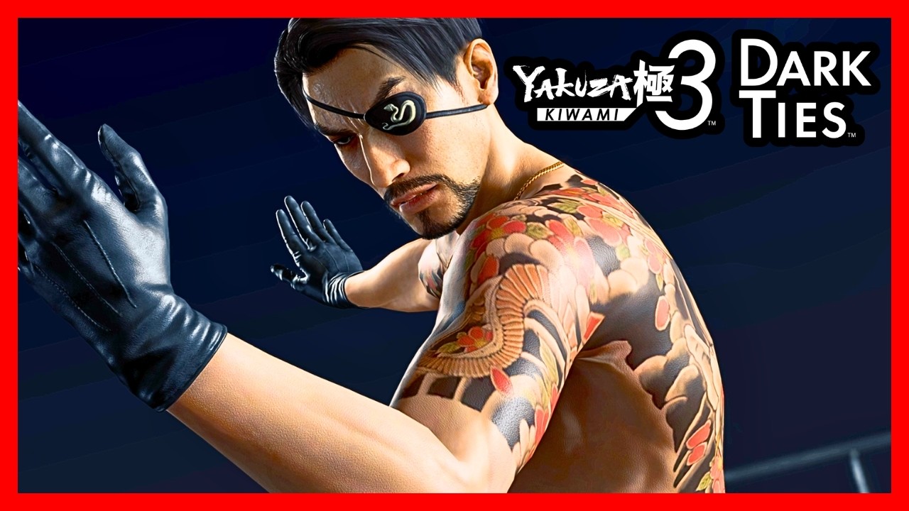 Yakuza Kiwami 3 — Битва с боссом Горо Мадзима и кат-сцена [4K60FPS]