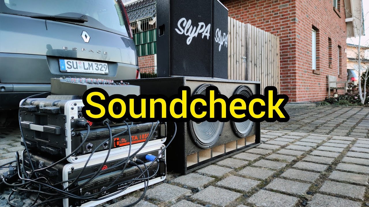Pas 212 & JB Sub 215 | Outdoor Soundcheck | Pa Anlage