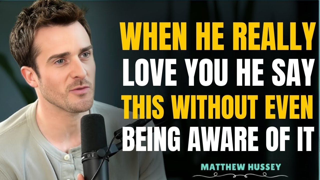 7 Phrases a Man Says Only to the Woman He Loves Madly (Most Women Miss These) 💖  Inspired by Matthew