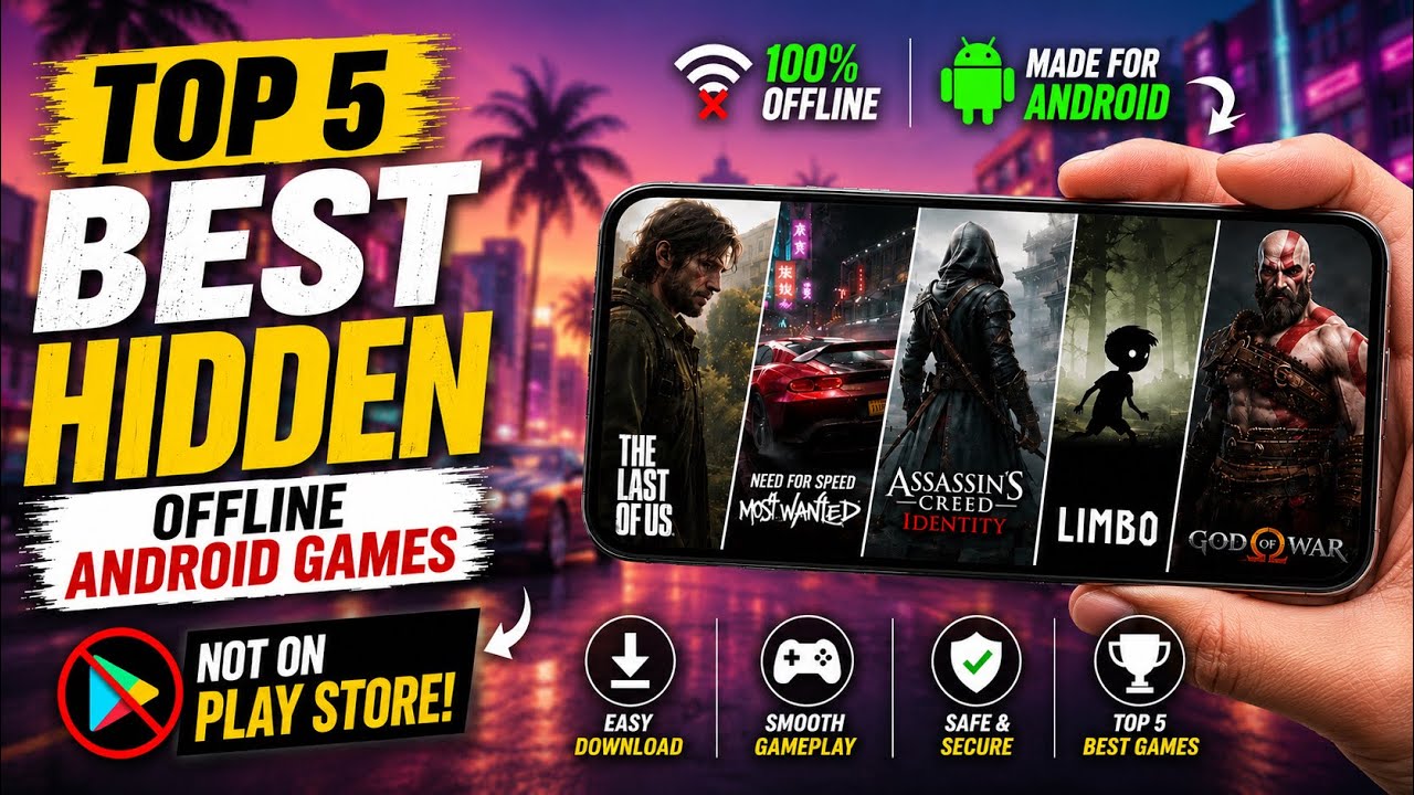 Top 5 Best Hidden Offline Android Games (Not on Play Store)