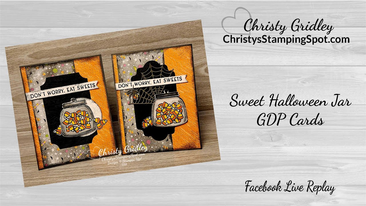 Sweet Halloween Jar Card