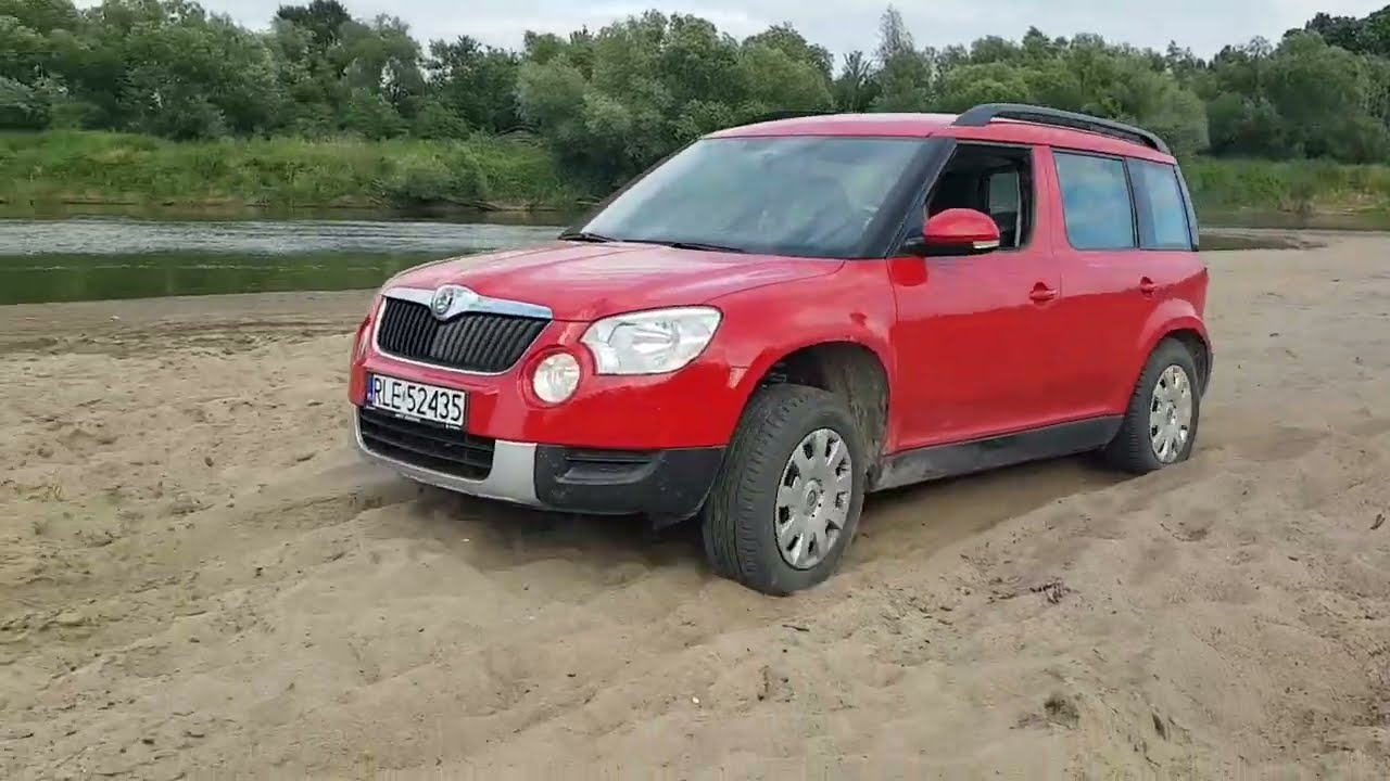 Skoda Yeti 2.0 TDI 4x4 on sand - test