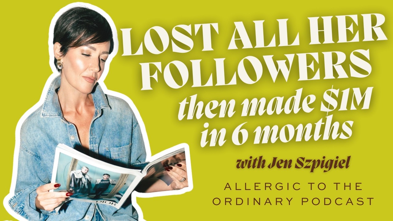 I Lost My Instagram Following & Made $1M in 6 Months—Here's How (with Jen Szpigiel)