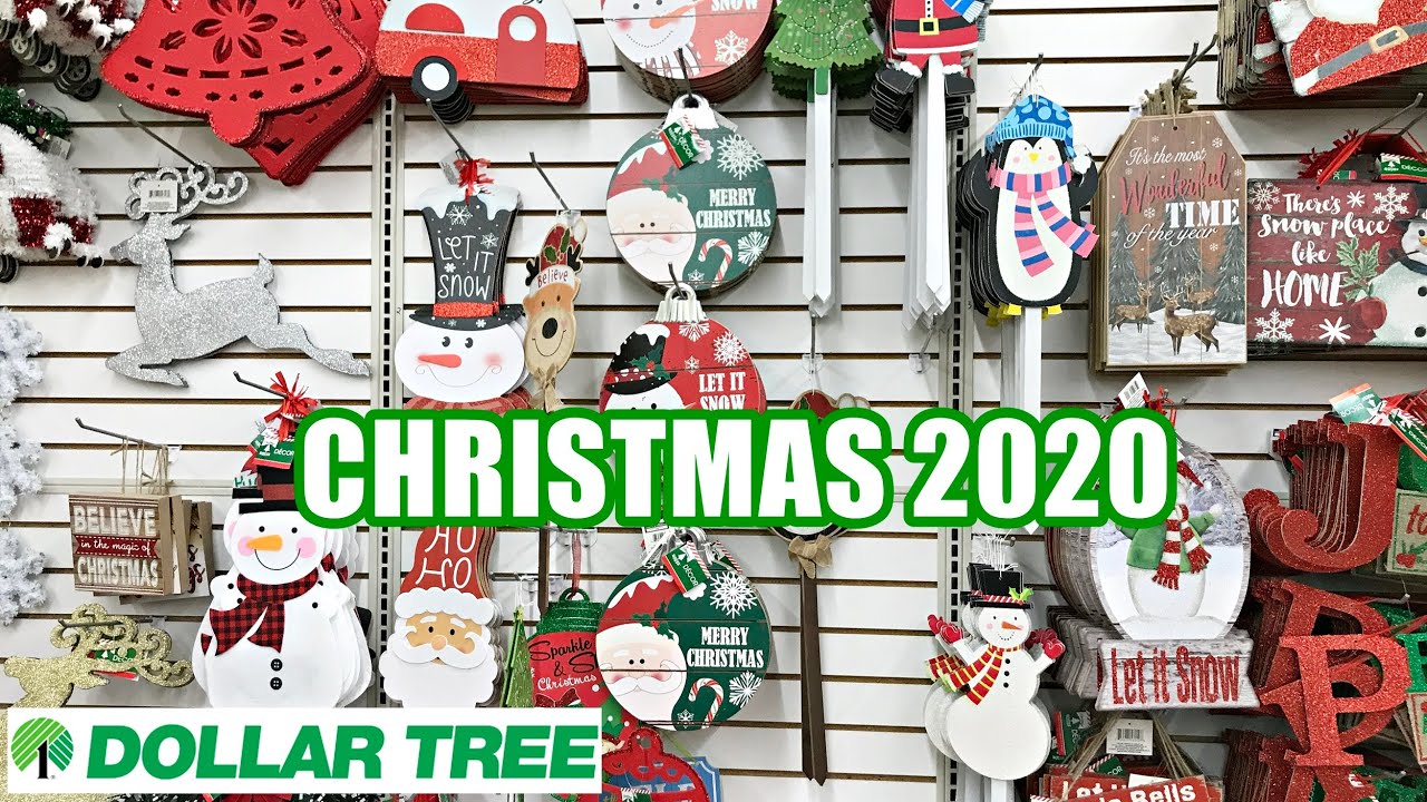 DOLLAR TREE CHRISTMAS 2020 SHOP WITH ME! NEW FINDS CHRISTMAS DECORATIONS