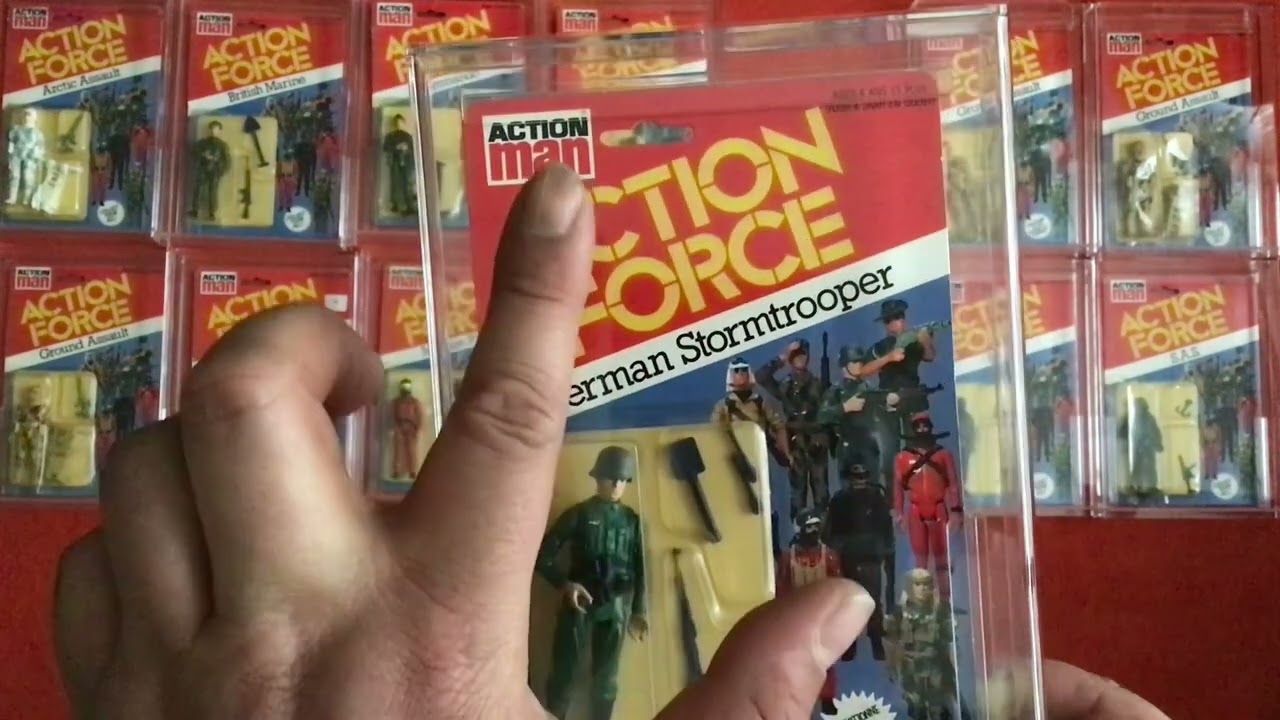 GW Acrylic Perspex Display / Protective cases. Updating Action Man - Action Force - First Wave MOC