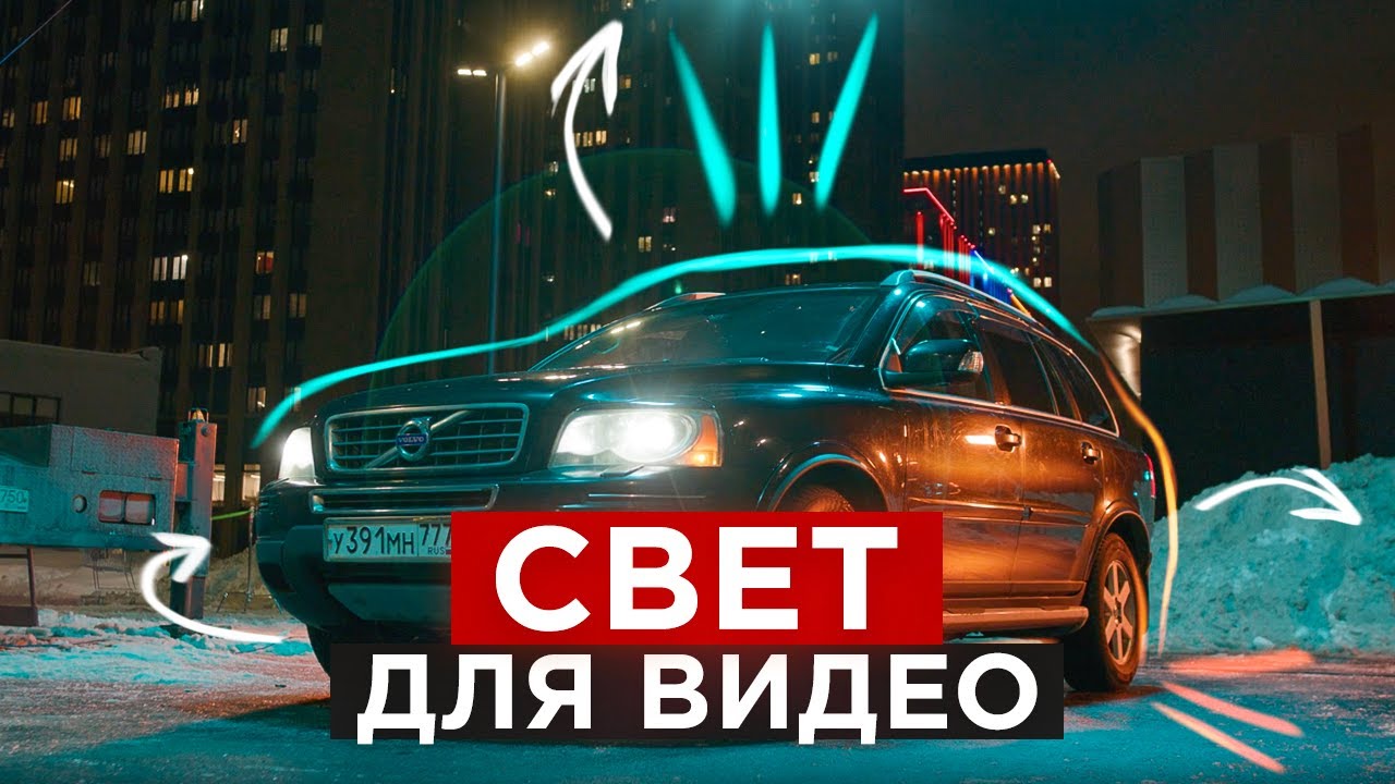 СВЕТ для ВИДЕОСЪЕМКИ | КАК ОСВЕТИТЬ сцену | ночная ВИДЕОСЪЕМКА | Лаборатория СВЕТА
