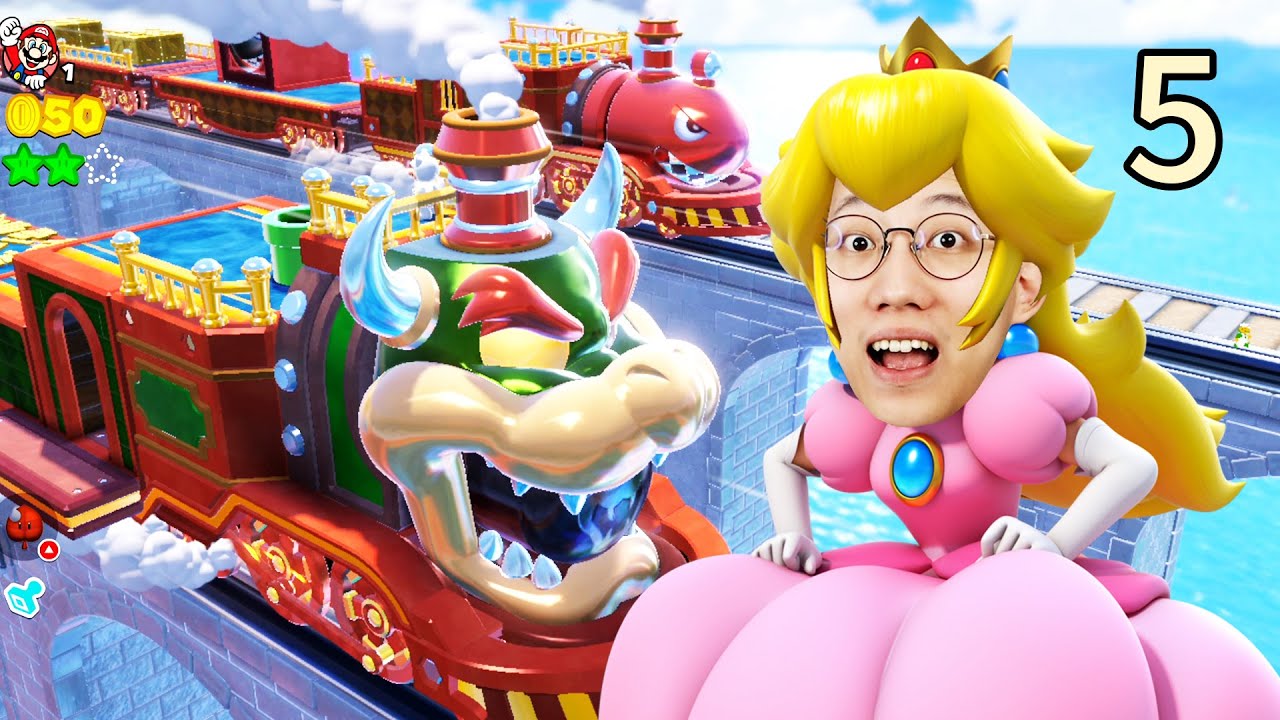 庫巴的無限列車？超級瑪利歐3D世界 #5 Super Mario 3D World