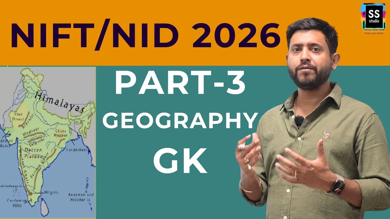 Geography General Knowledge Questions for NIFT NID 2026 I PART - 3