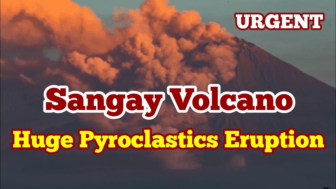 Sangay Volcano Erupting Huge Pyroclastics Ash Flow, Ecuador, Indo-Pacific Ring Of Fire