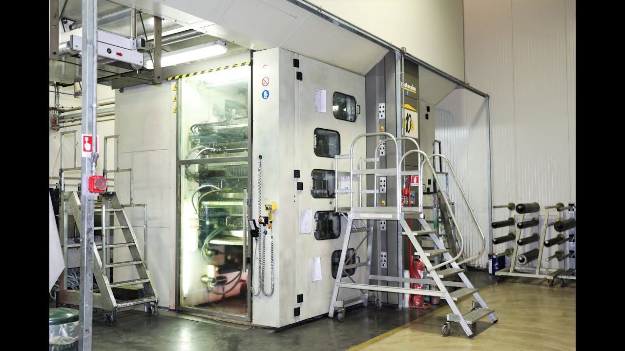 ABT - FLEXOTECNICA 10NG 110 CI Flexo Printing Press 10 Colors (F75) - Movie 2