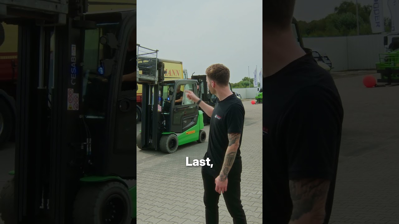 Die drei h&auml;ufigsten Anf&auml;nger Fehler beim Gabelstapler fahren...