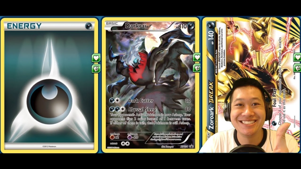 Mythical Darkrai Zoroark Break Deck, Perma-Sleep And Stealing Your Opponent's Attacks