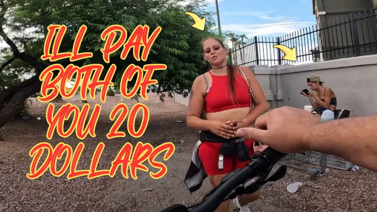 came across these two girls while riding my e bike