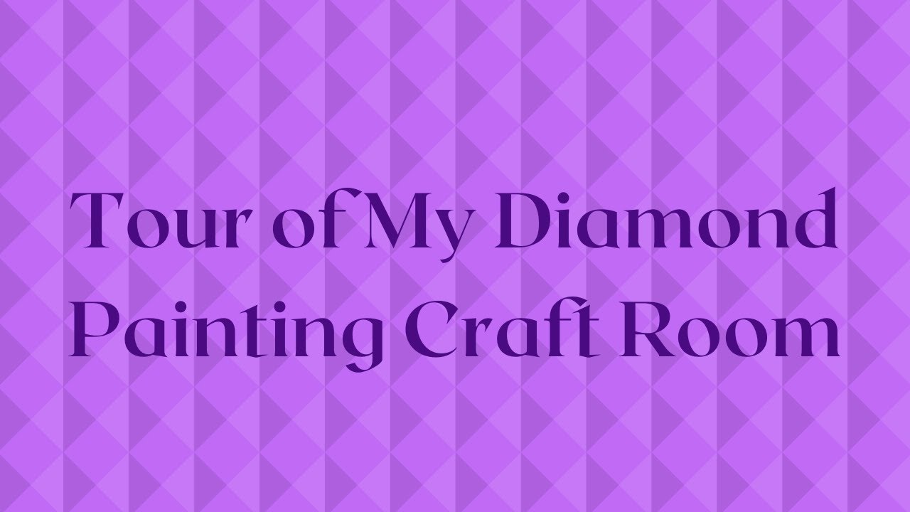 Tour of My Diamond Painting Room with Cat Clip of Callie at the End
