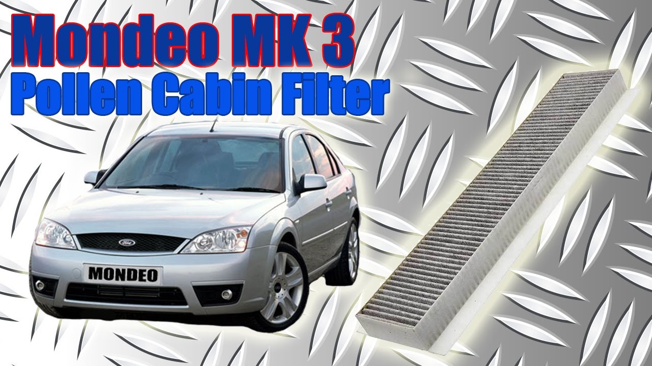 Ford Mondeo Mk3 Cabin Filter Pollen Filter How To Change 2001 2007