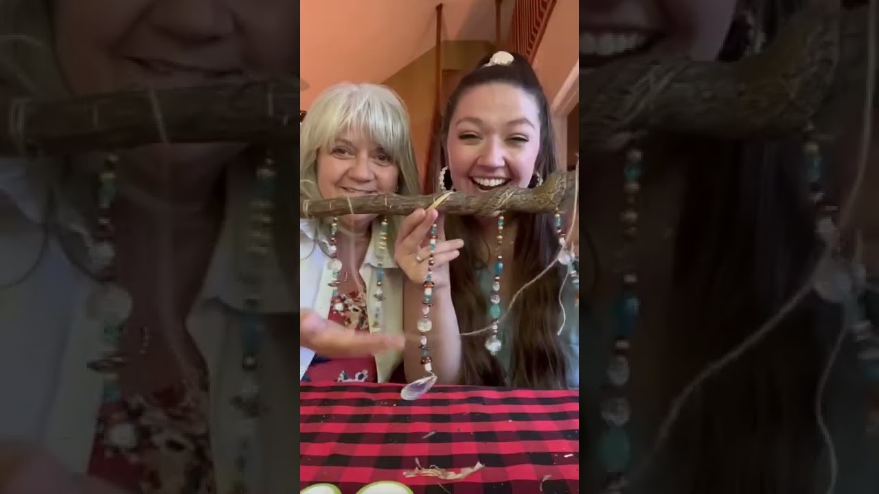 DIY beaded wind chimes