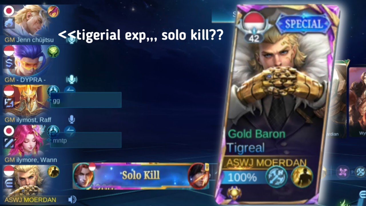 MASUK RANDOM LOBBY OPEN MIC TIGERIAL EXP!!! 
