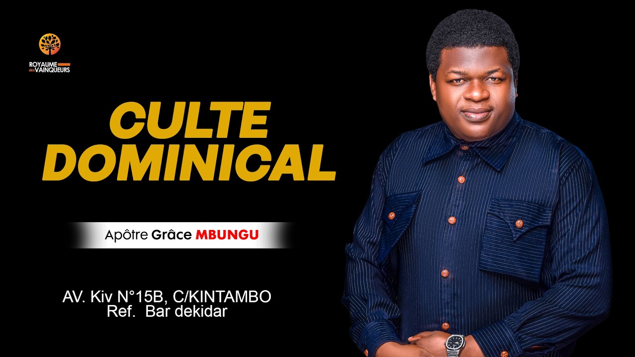 Thème : La mentalité de l'argent Apôtre Grâce Mbungu