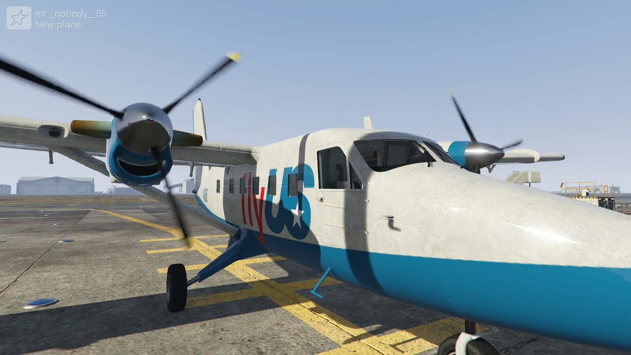 GTA 5 (PS5) - Streamer216 ( DHC-6 Twin Otter ) LSIA to Sandy Shores, Full Flight | 60 FPS |