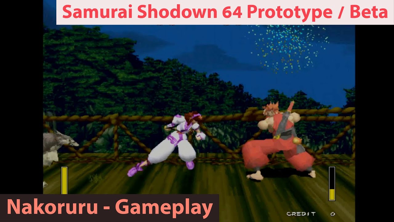 Samurai Shodown 64 - Nakoruru - Hyper Neo Geo 64 Beta Gameplay