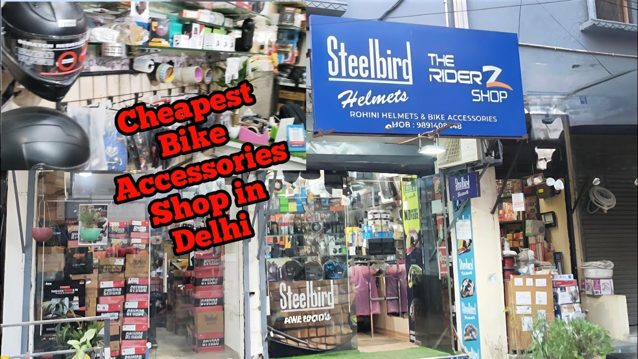 Cheapest Bike Accessories in Delhi Rohini | Helmet & Bike accessories | KarolBagh bike accessories
