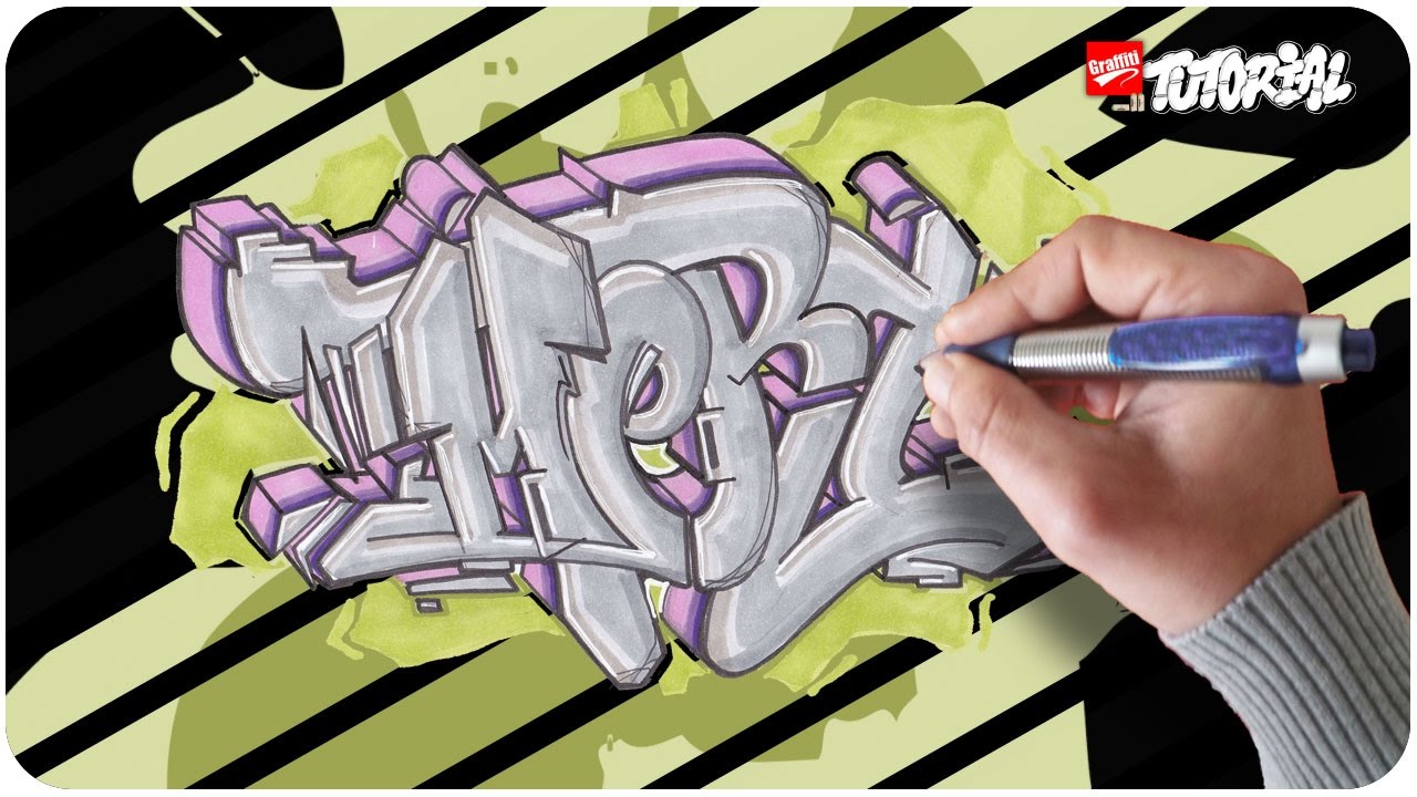 Graffiti Tutorial - MERT Funky Style Schritt für Schritt