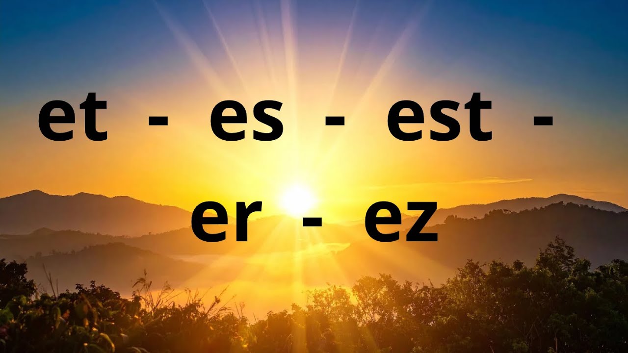 Ne confondez plus: et, es, est, er, ez ! C’est simple 🇫🇷