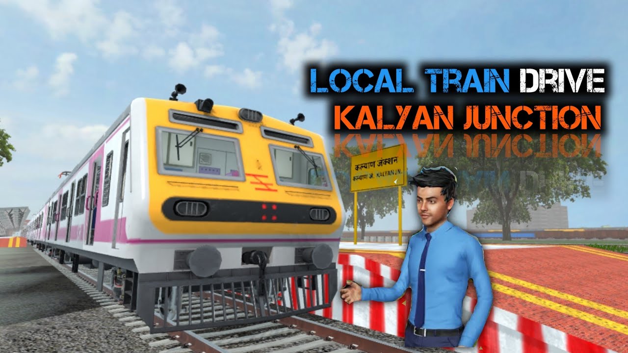 Local train drive in Train simulation tuch Demo game