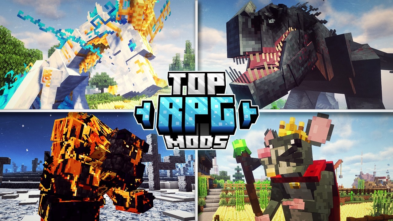 Топ-20 НОВЫХ RPG-модов для Minecraft в 2026 году!