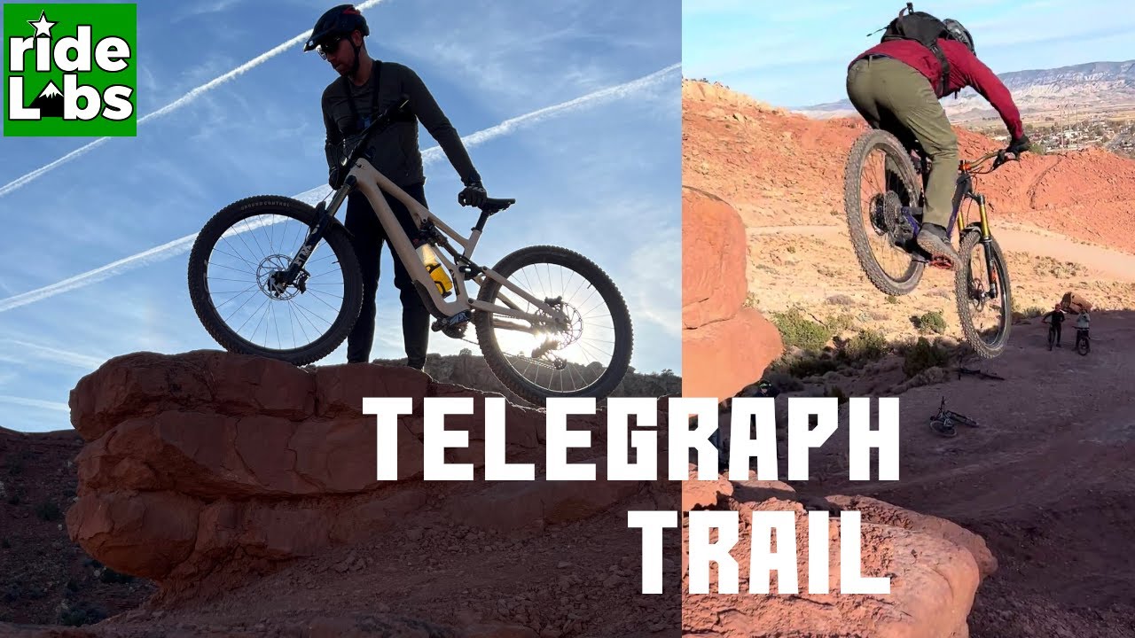 Telegraph trail, flow and drops in Richfield