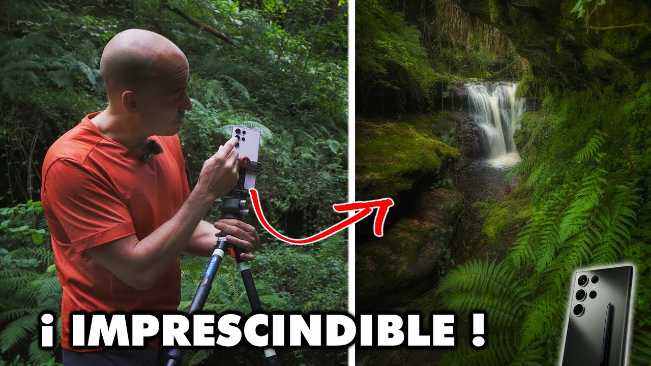 FOTOGRAFÍA NATURALEZA con TELÉFONO MÓVIL ¡El ACCESORIO que NECESITAS! Cascadas con SAMSUNG S23 ULTRA