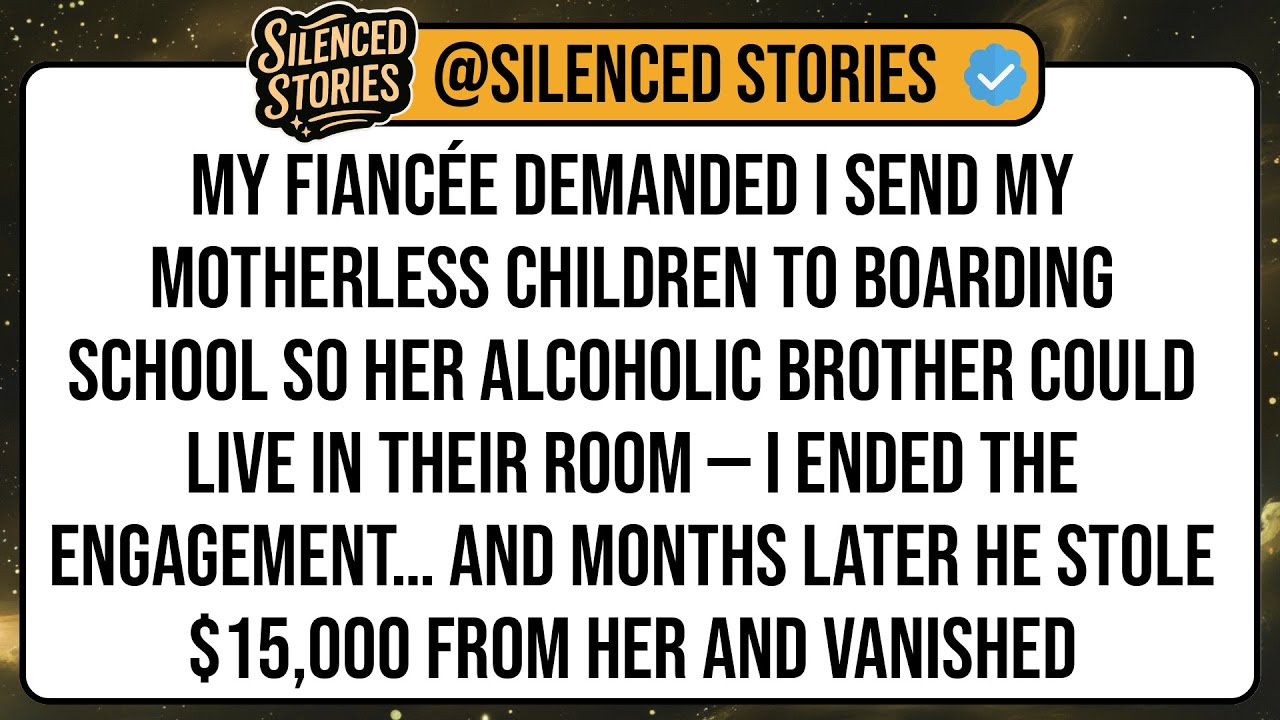 My Fiancée Demanded I Send My Motherless Children To Boarding School So Her Alcoholic Brother ...