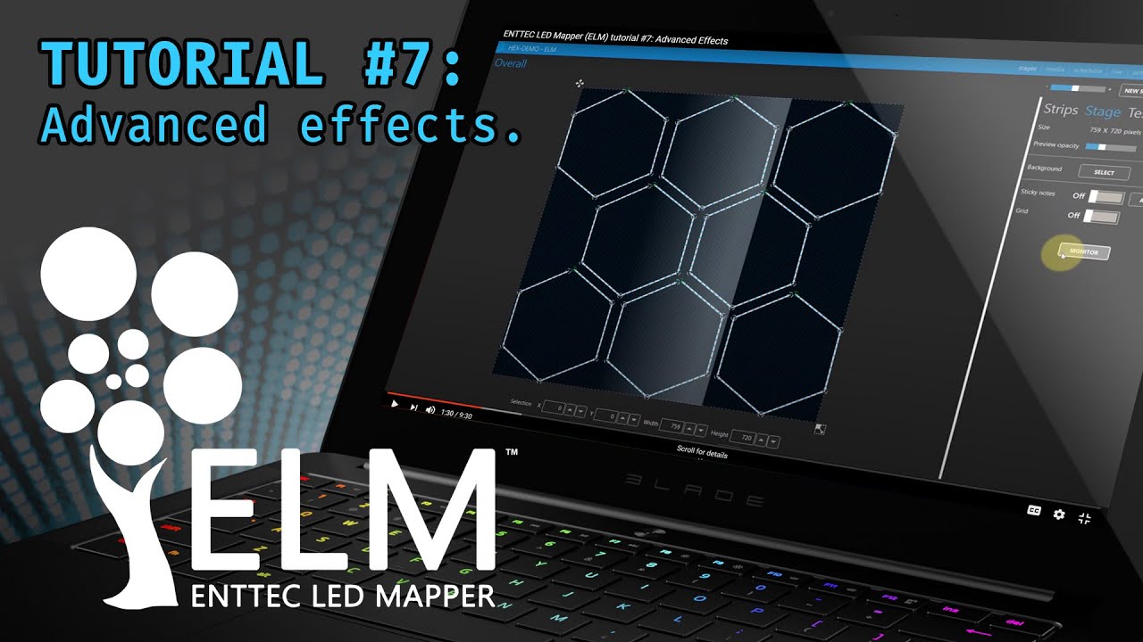 ENTTEC LED Mapper (ELM) tutorial #7: Advanced Effects