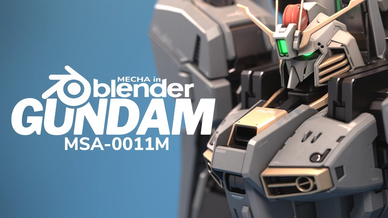MSA-0011M S Gundam  3D Project Files - Mecha in Blender