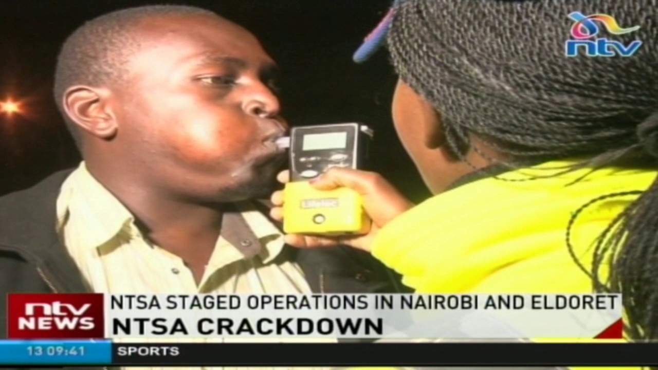 NTSA officials arrest drunk drivers and careless motorists
