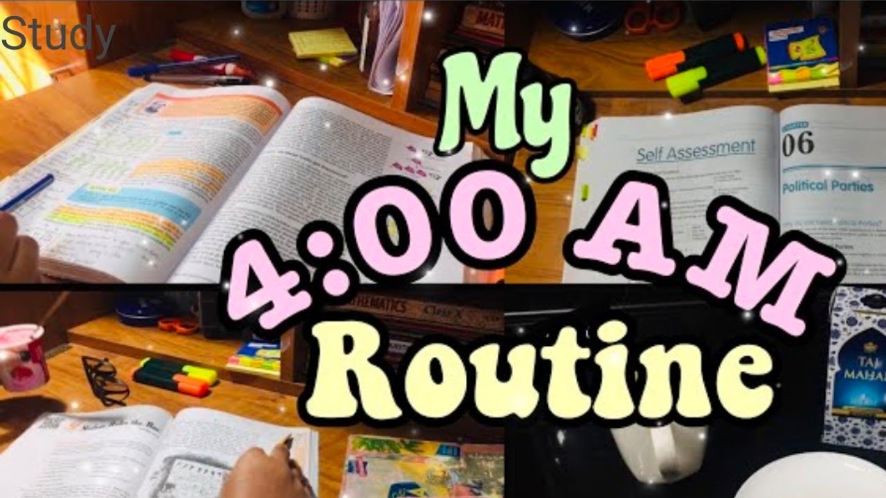 सुबह 4 बजे उठ कर पढ़ती हूं / 4AM Study Morning Routine/ A Day in life of a REET Aspirant
