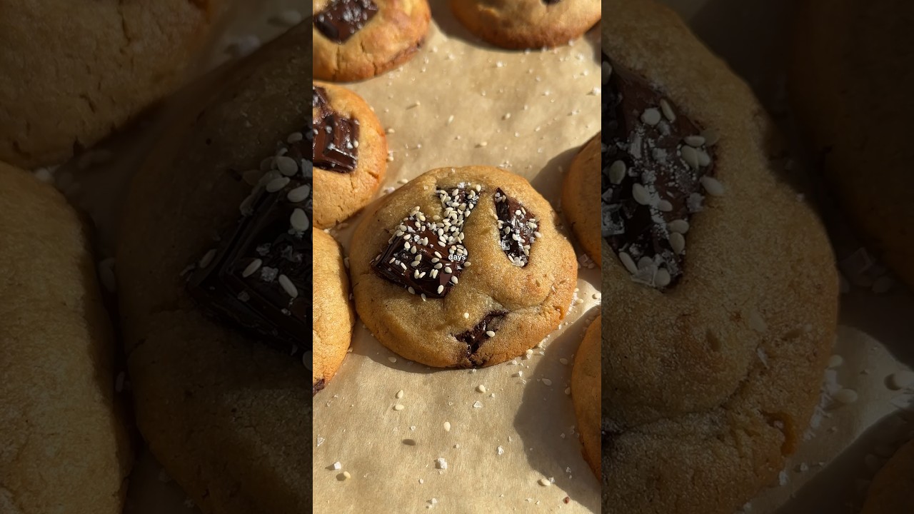Day 81 of 100: Brown Butter Miso Cookies. Recipe is on my blog.