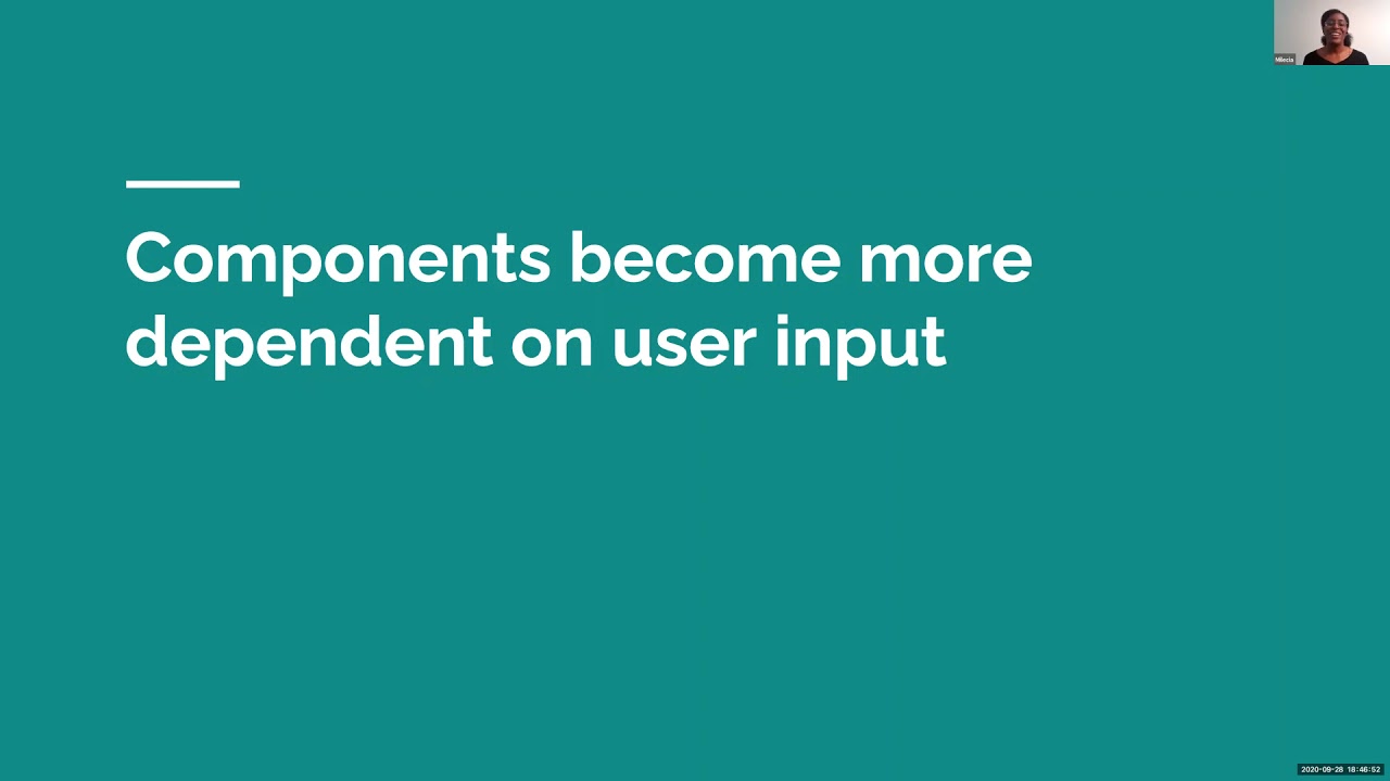State Management in React - JavaScript and Friends Online Meetup - Milecia - September 2020