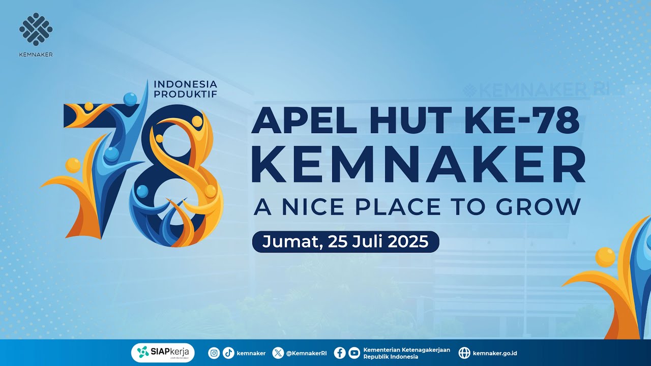 [LIVE] APEL PAGI HUT KE-78 KEMENTERIAN KETENAGAKERJAAN