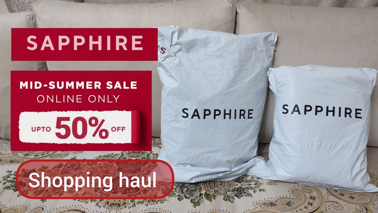 Sapphire sale shopping haul 🛍️ #sapphire #saleshoppinghaul