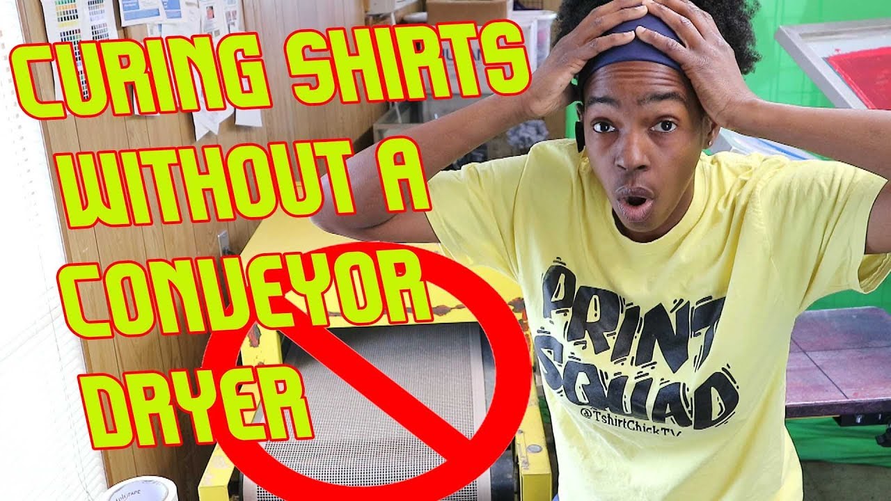 How to Cure Screen Printed Shirts Without a Conveyor Dryer (3 Ways)